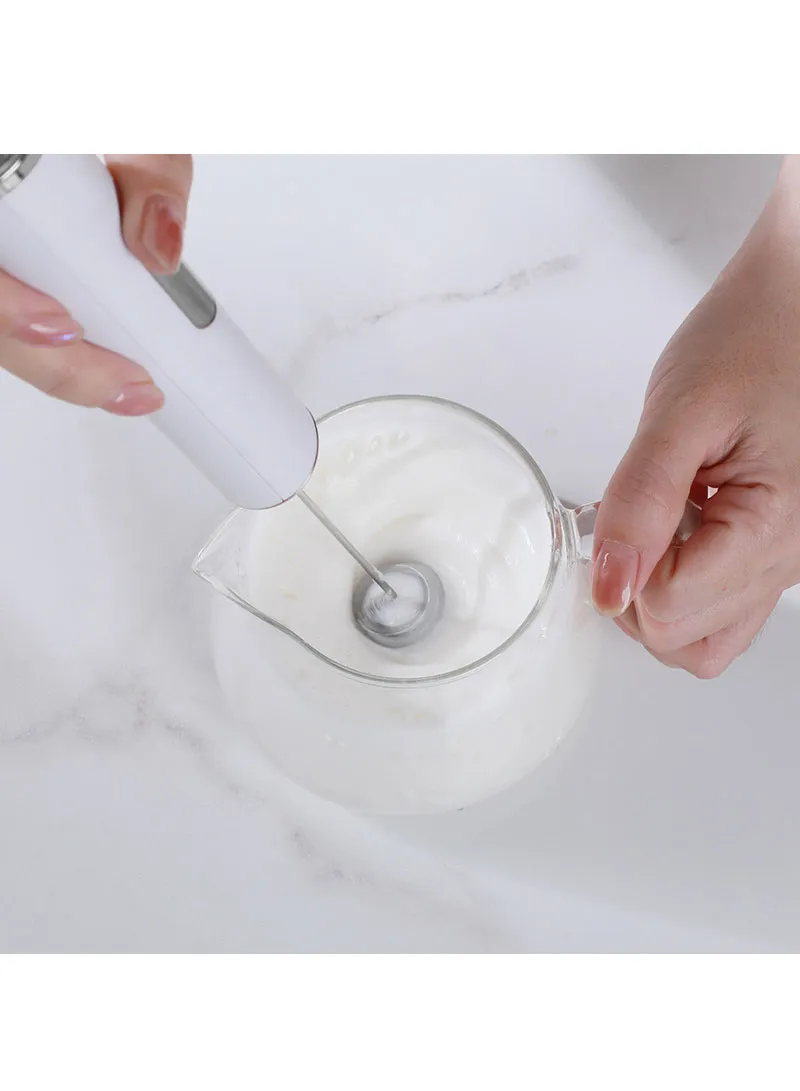 USB Rechargeable Automatic 1200mA Electric Handheld 3-Speed Foam Maker Food Frother & Whisker β photo 3