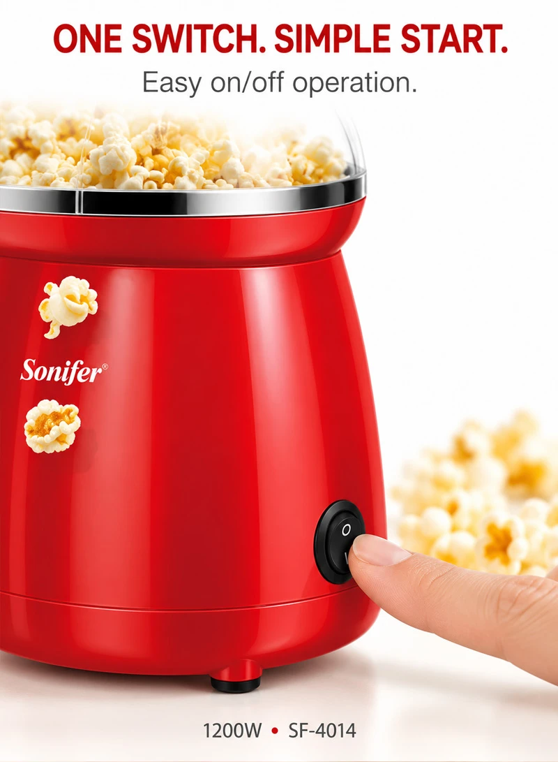 Oil-Free Professional Portable Automatic Electric Mini Hot Air Popcorn Machine — photo 5