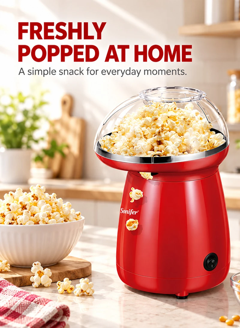 Oil-Free Professional Portable Automatic Electric Mini Hot Air Popcorn Machine — photo 8