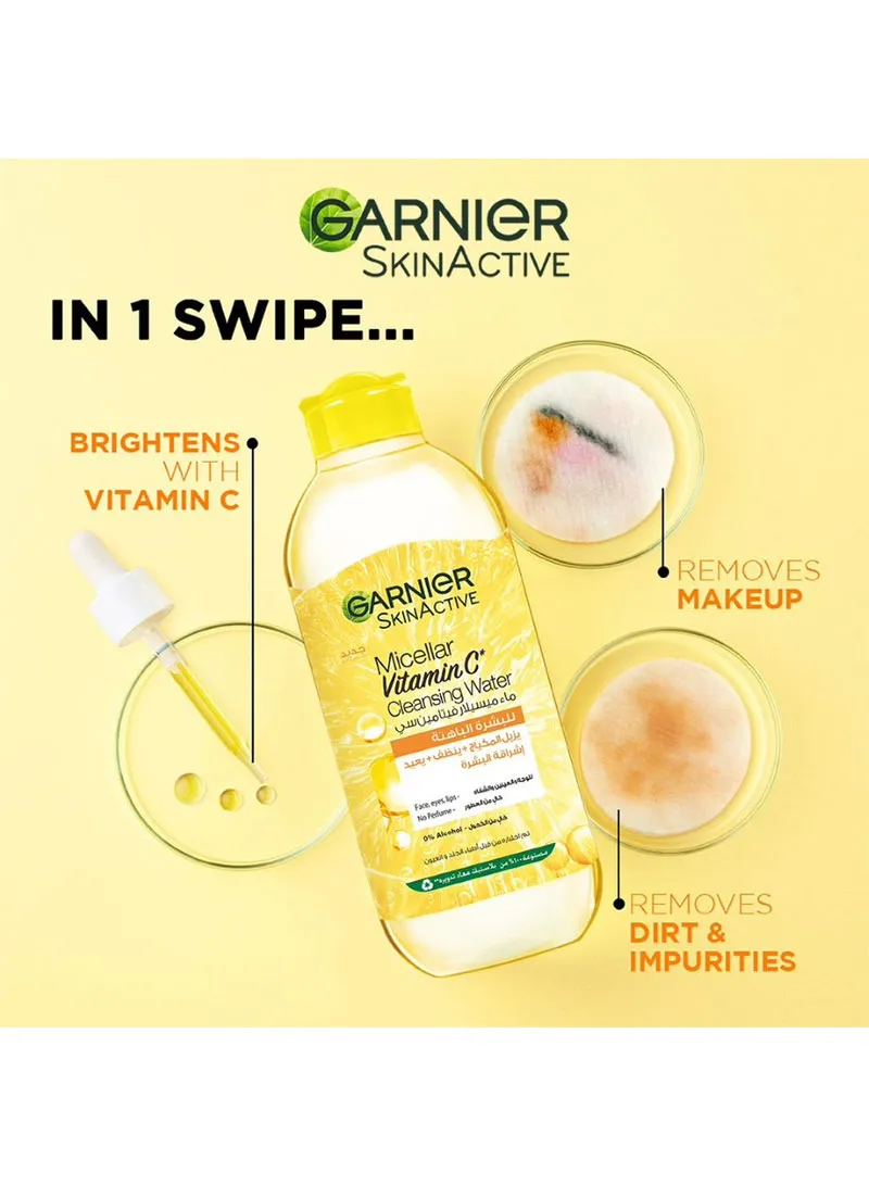 400ml Vitamin C Micellar Water Facial Brightening Cleanser and Makeup Remover — photo 4