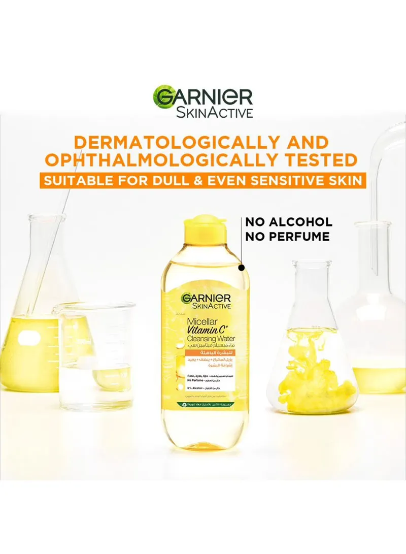 400ml Vitamin C Micellar Water Facial Brightening Cleanser and Makeup Remover — photo 6