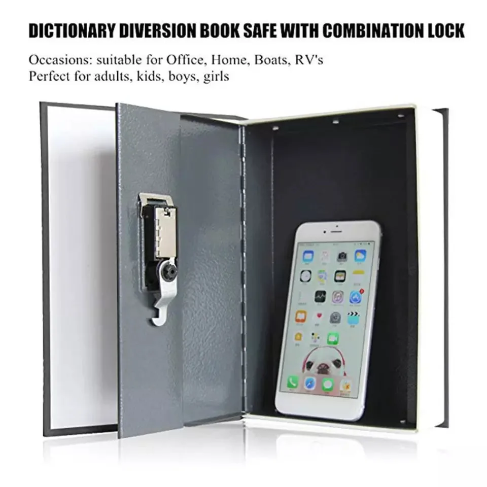 Dictionary Book Hidden Money Box - Navy blue medium — photo 2
