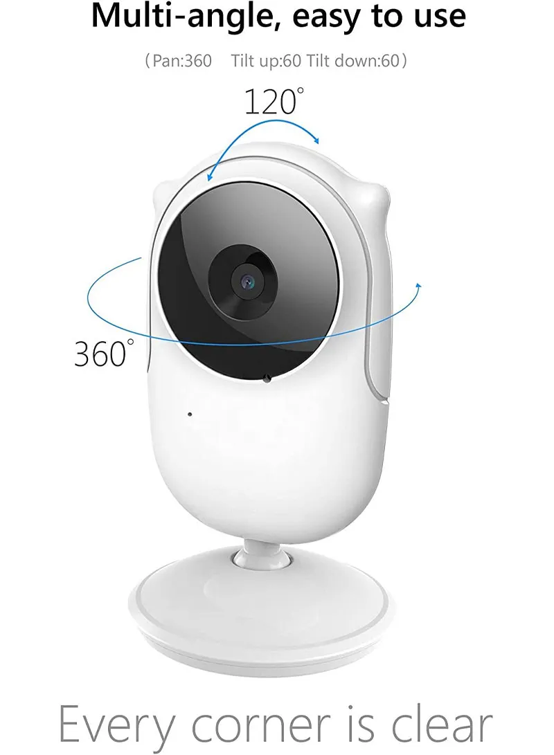 2.4" TFT 2-Way Talk Night Vision Screen Video Baby Monitor With Digital Colour Camera, Wireless β photo 7