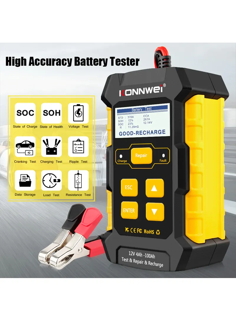12V 5A Fully Automatic Smart Car Battery Charger Automotive Plse repair Maintainer Trickle Char — photo 3