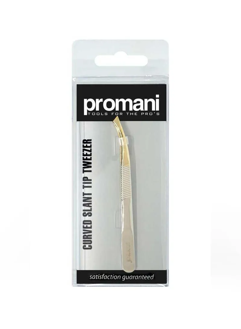 Promani Curved Slant Tip Tweezer