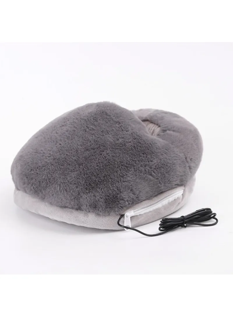 USB Electric Claw Style Foot Warmer Fast Heating Overheat Protection Pad - Grey — photo 2