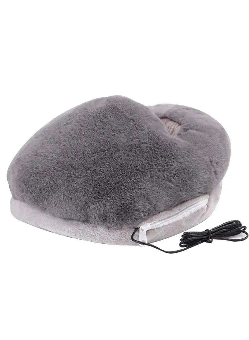 USB Electric Claw Style Foot Warmer Fast Heating Overheat Protection Pad - Grey — photo 7