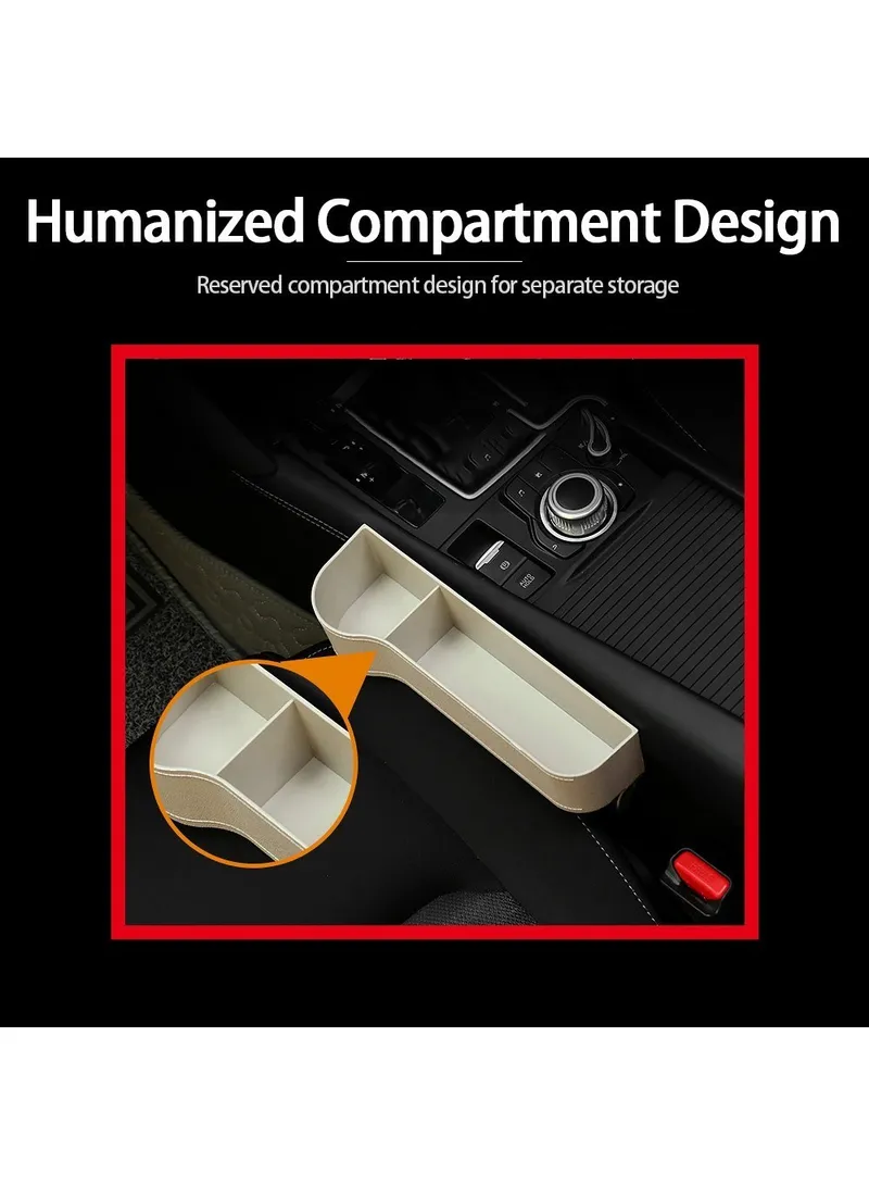 2 Pcs Multifunctional Car Seat Gap Storage Box Left/Right — photo 4