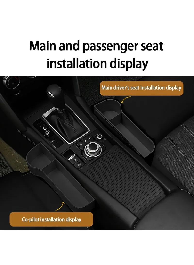 2 Pcs Multifunctional Car Seat Gap Storage Box Left/Right β photo 5