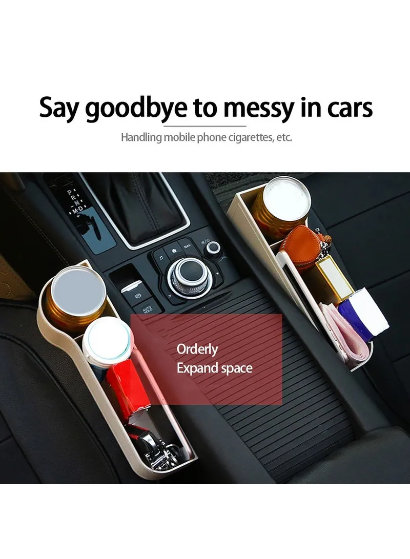 2 Pcs Multifunctional Car Seat Gap Storage Box Left/Right — photo 6