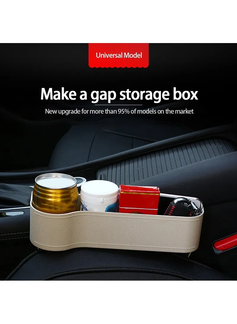 2 Pcs Multifunctional Car Seat Gap Storage Box Left/Right β photo 9