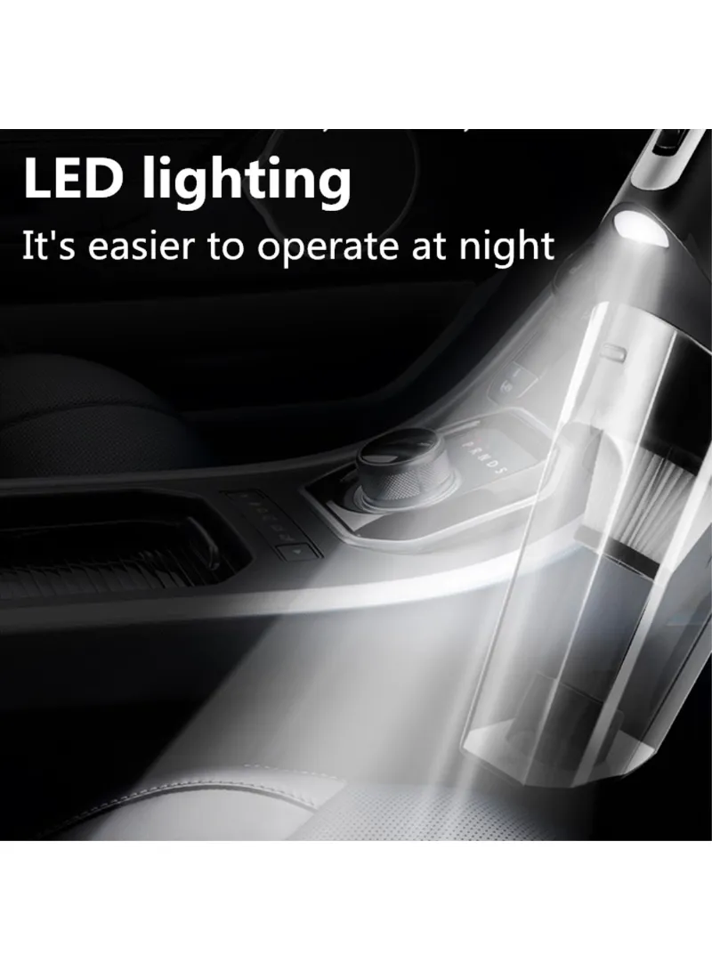 4 in-1 2200mAh Vacuum Cleaner Digital Car Air Compressor Car Motorcycle Air Pump Lighting Tire β photo 4