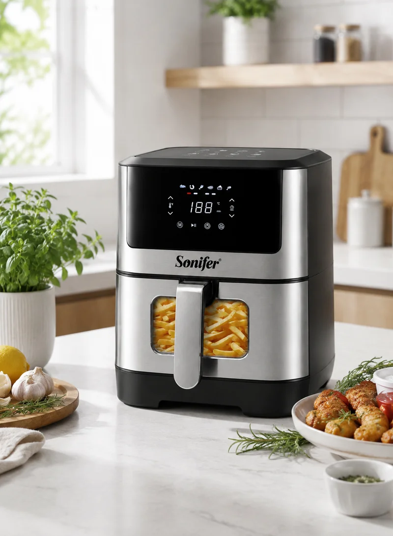 Digital Air Fryer Touch Control LED Panel With Seven Preset Programs & Visual Window β photo 6