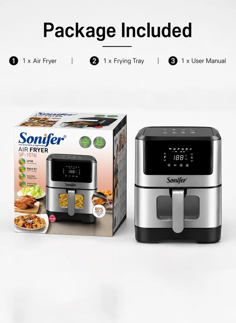 Digital Air Fryer Touch Control LED Panel With Seven Preset Programs & Visual Window — photo 9
