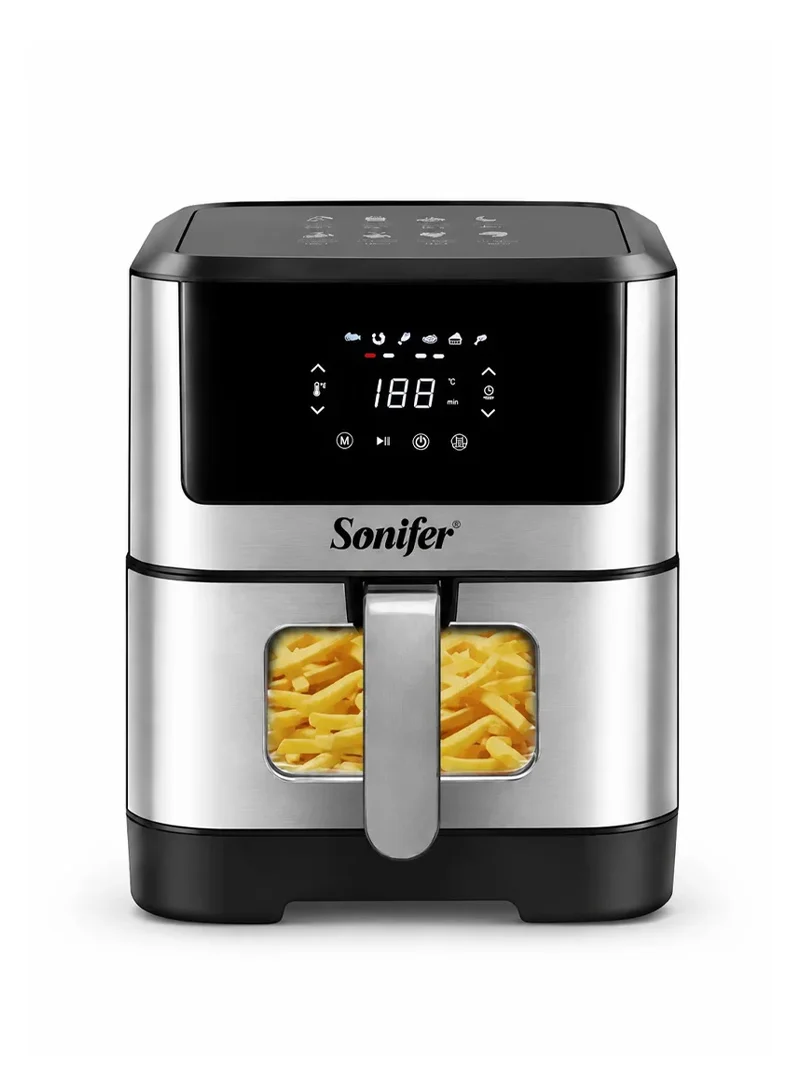 Digital Air Fryer Touch Control LED Panel With Seven Preset Programs & Visual Window