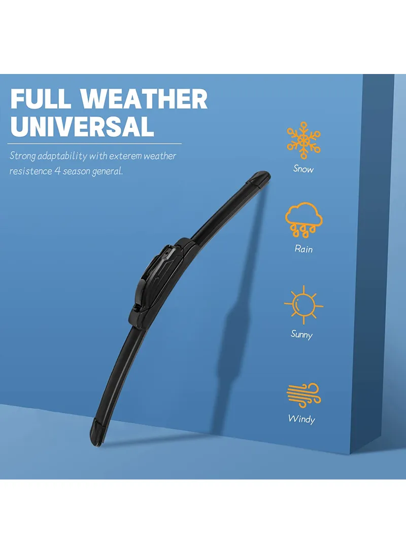 26" 1 Piece Long-Lasting All Season Beam Silicone Wiper Blades — photo 2
