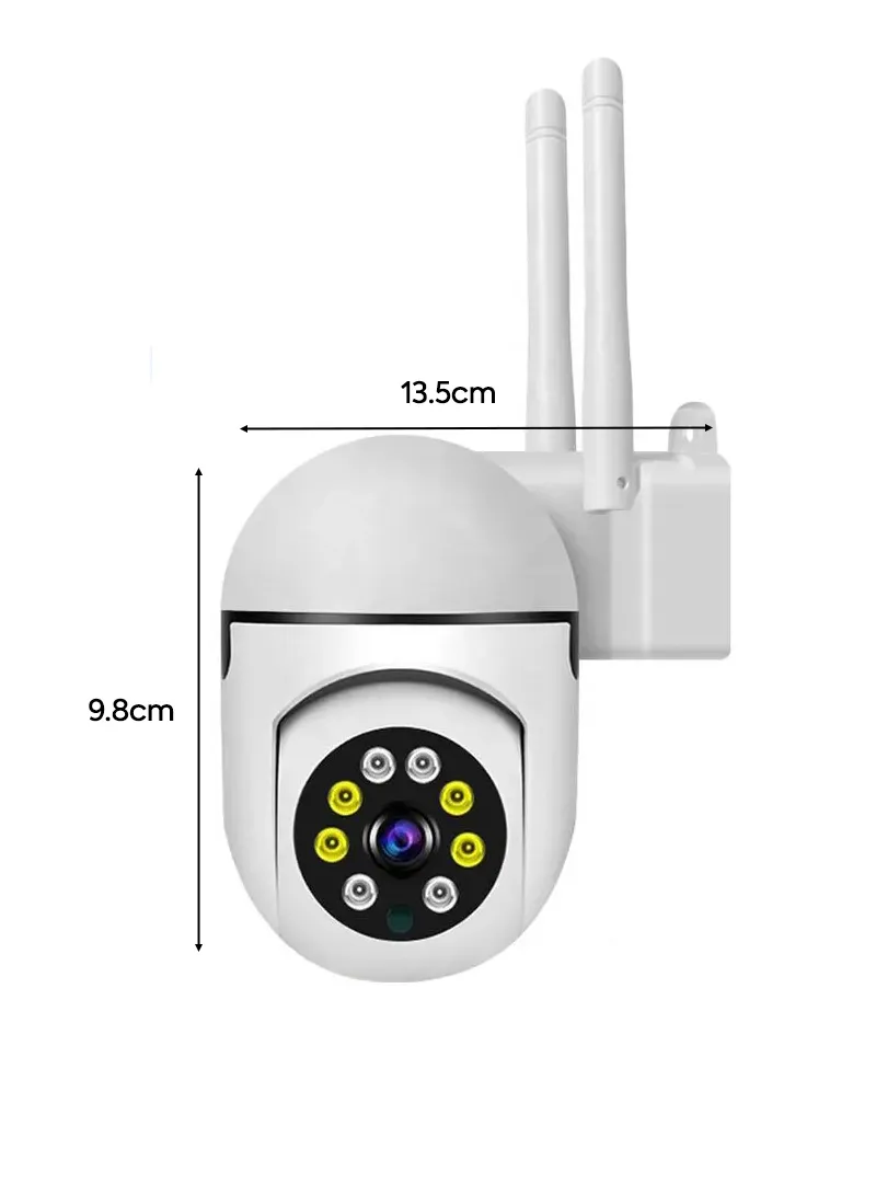 3MP 2.5" Full HD Wifi PTZ Wireless Smart Security Camera With Alarm System & Two-Way Audio V380 β photo 6