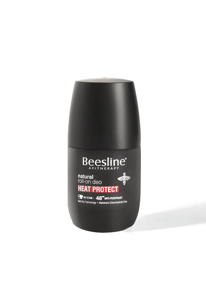 50ml Natural Roll-On Deodorant For Men - Heat Protect