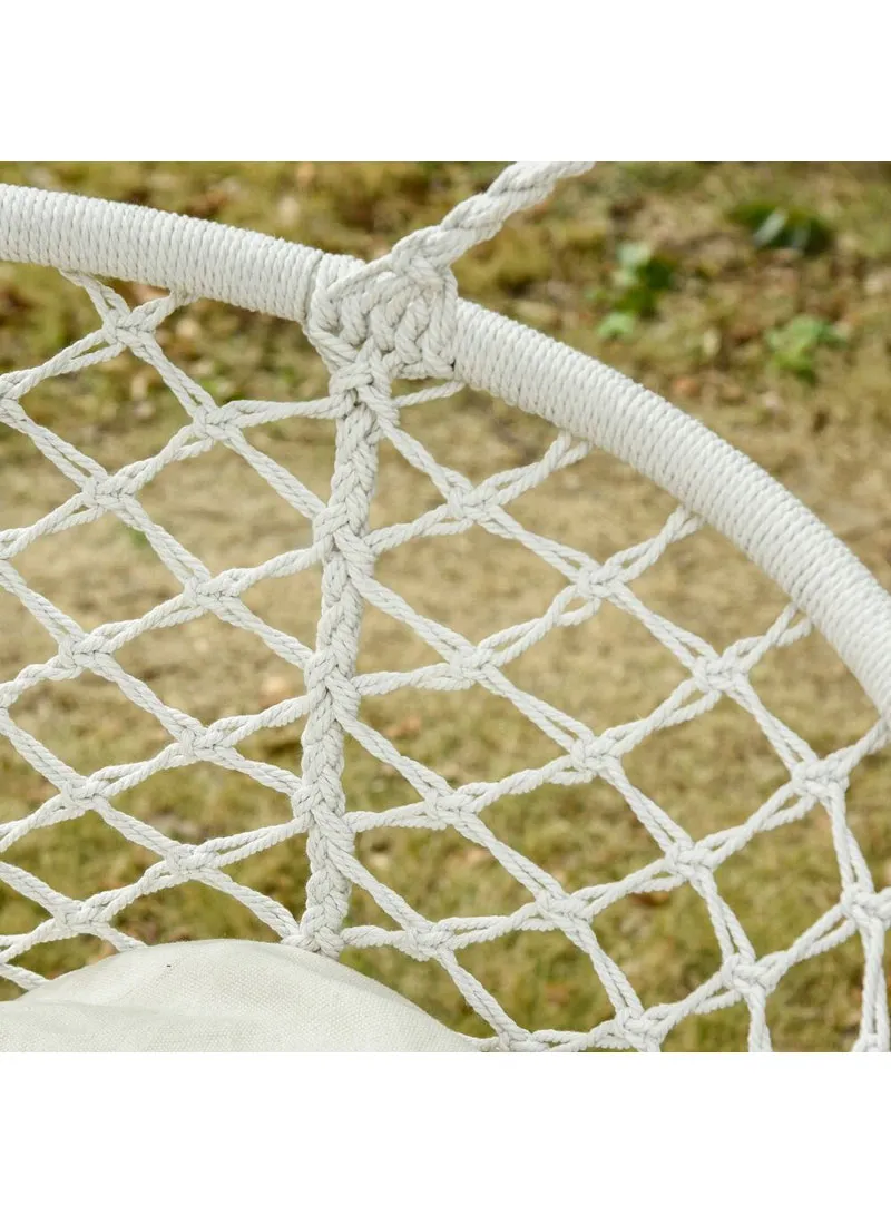Double Cotton Rope Swing Chair Hammock β photo 9