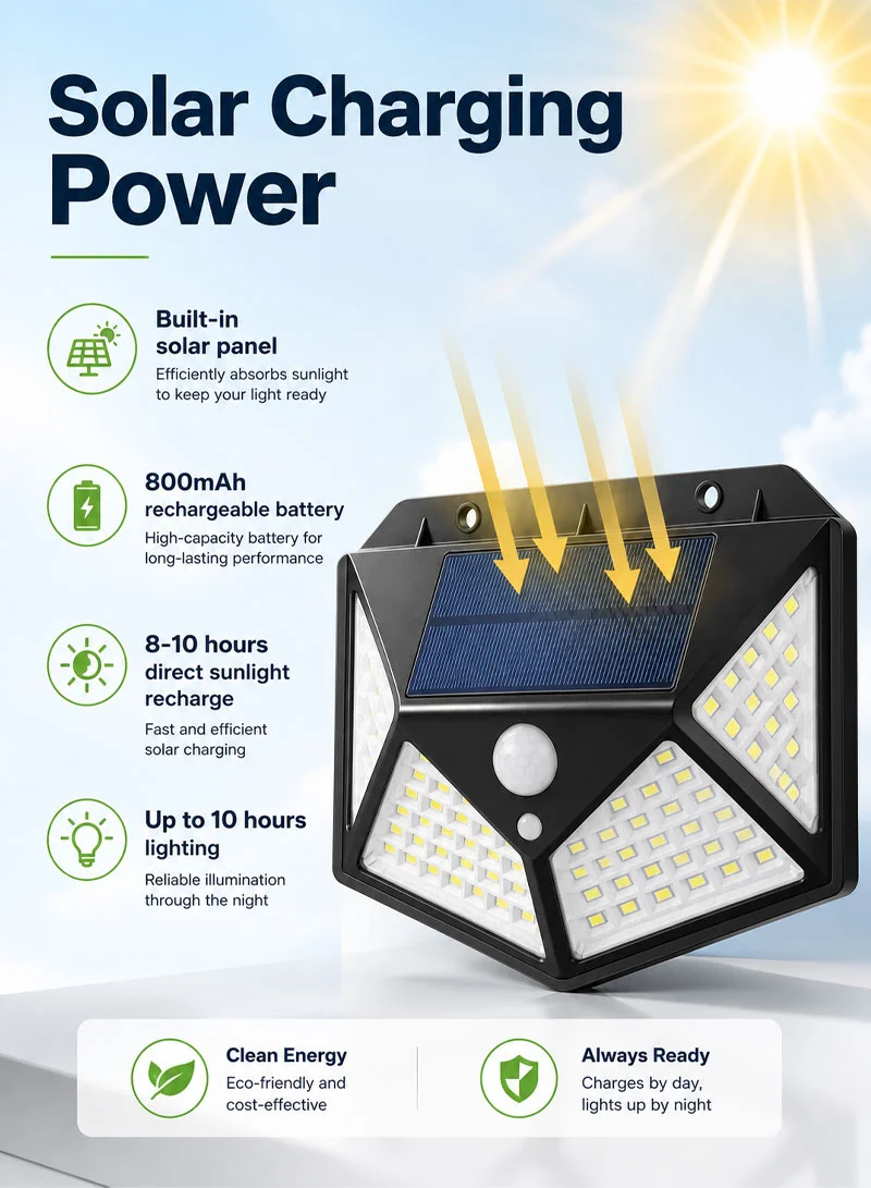 Solar Pathway Lamp with Light Sensor, Waterproof Outdoor Solar White Light — photo 3