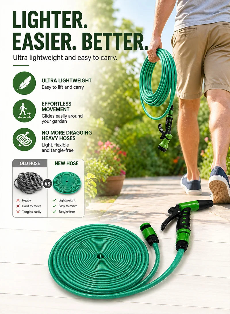 30m TPE High-Pressure Water Hose SET For Car & Garden Washing β photo 4