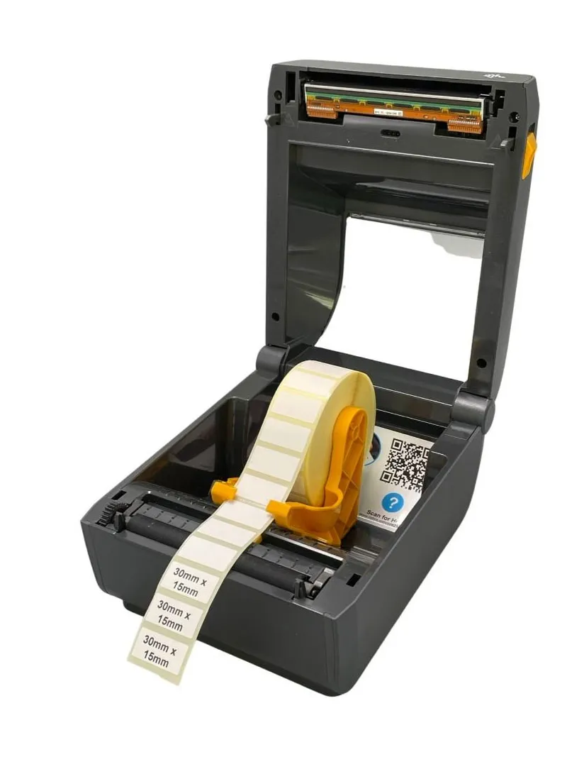 Plastic Core Thermal Label Roll White β photo 3