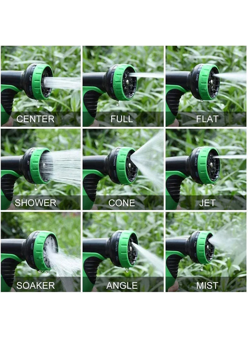 22.5m Latex Expandable Hose With 10 Functions Spray Nozzle & Solid Brass Fittings β photo 8