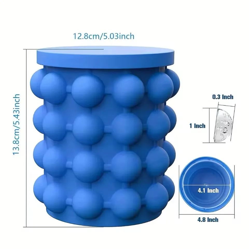 Wishbone Silicone Ice Maker Bucket Ice — photo 5
