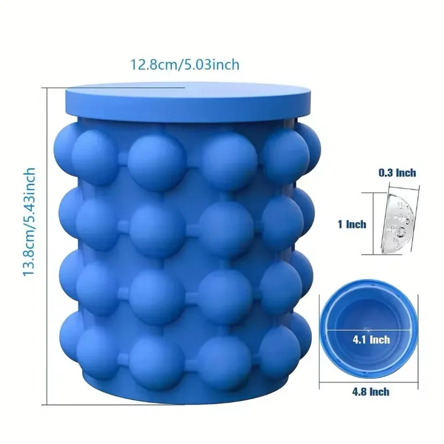 Wishbone Silicone Ice Maker Bucket Ice β photo 5