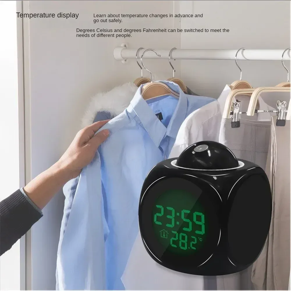 3-in-1 Projection Alarm Clock — photo 6
