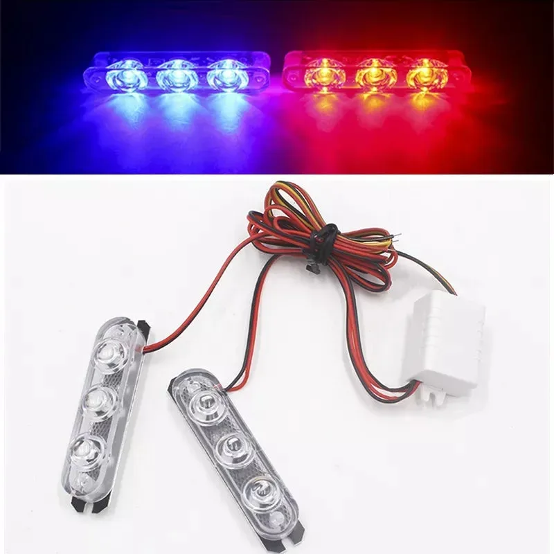 Car Police Strobe Lights Flashers 3 Led Stobe Lights For All Colors — photo 2
