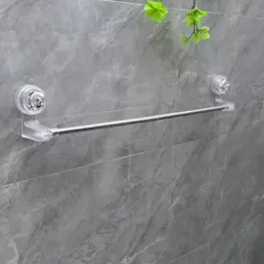 Rotating Retractable Suction Hook Bathroom Hanger Organiser — photo 2