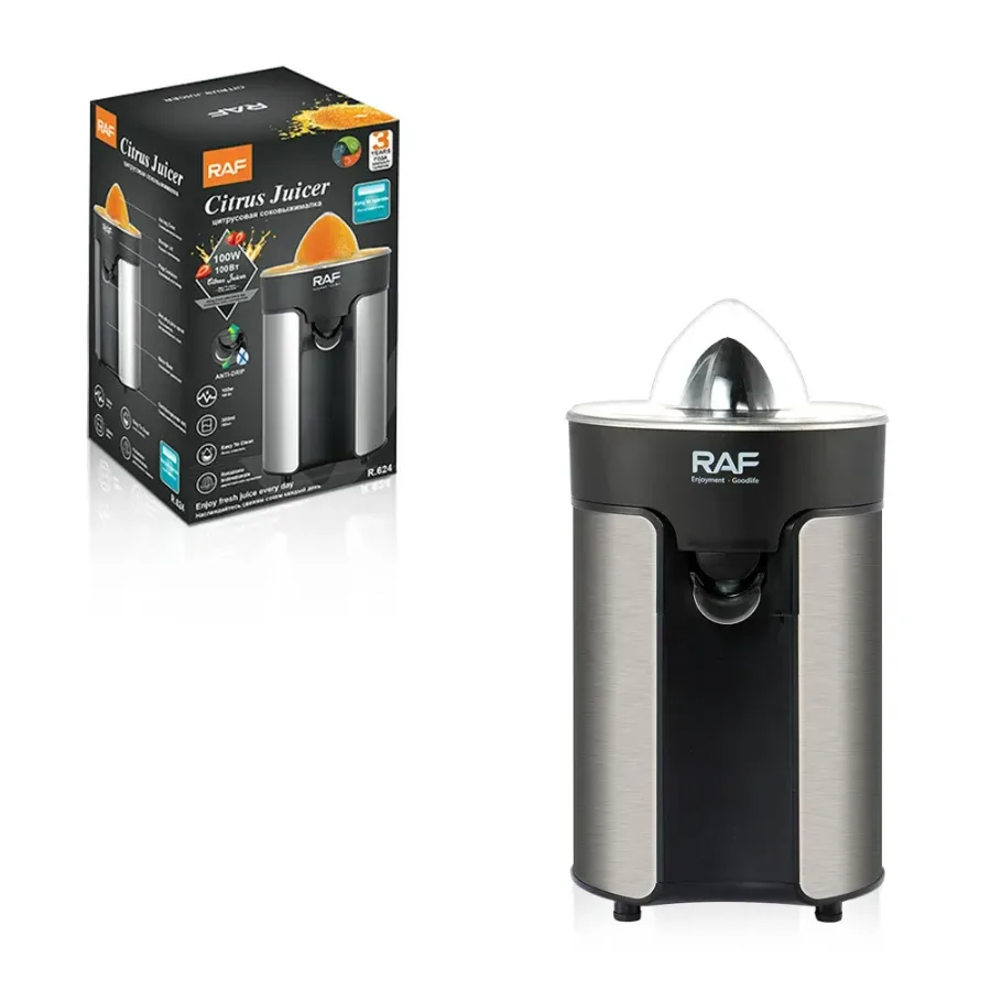 RAF Juicer Orange Juice Squeezer Stainless Steel 180 Watt Fruit Juicer — photo 4