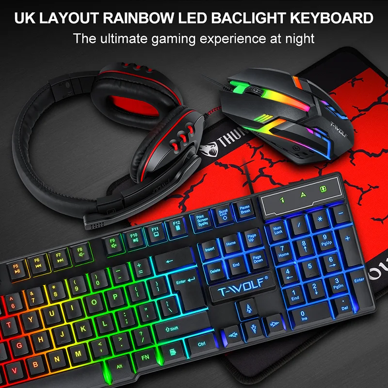 4 in 1 Gaming Combo ( Keyboard - headset - mousepad - mouse ) β photo 7