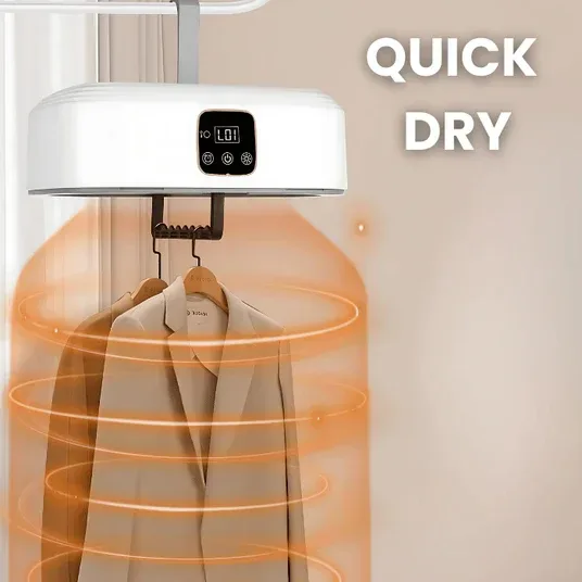 Foldable Electric Clothes Dryer Heater & Sanitizer — photo 2