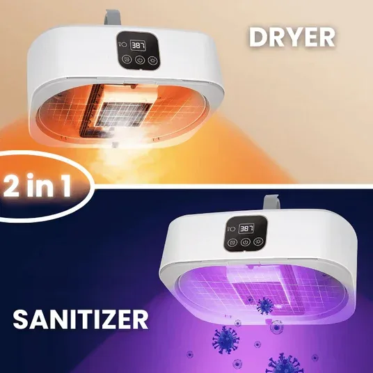 Foldable Electric Clothes Dryer Heater & Sanitizer — photo 4