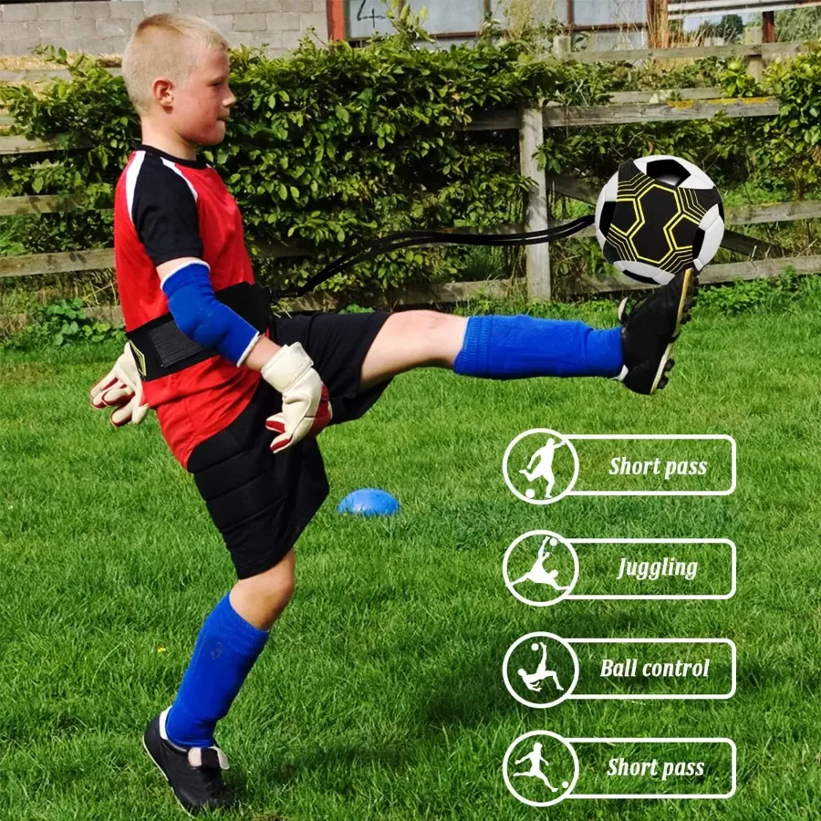 Football Kick Trainer Soccer Training Waist Belt Adjustable — photo 2