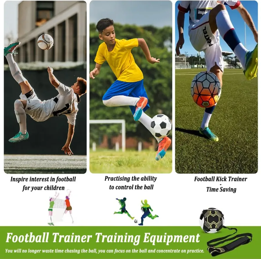 Football Kick Trainer Soccer Training Waist Belt Adjustable β photo 3
