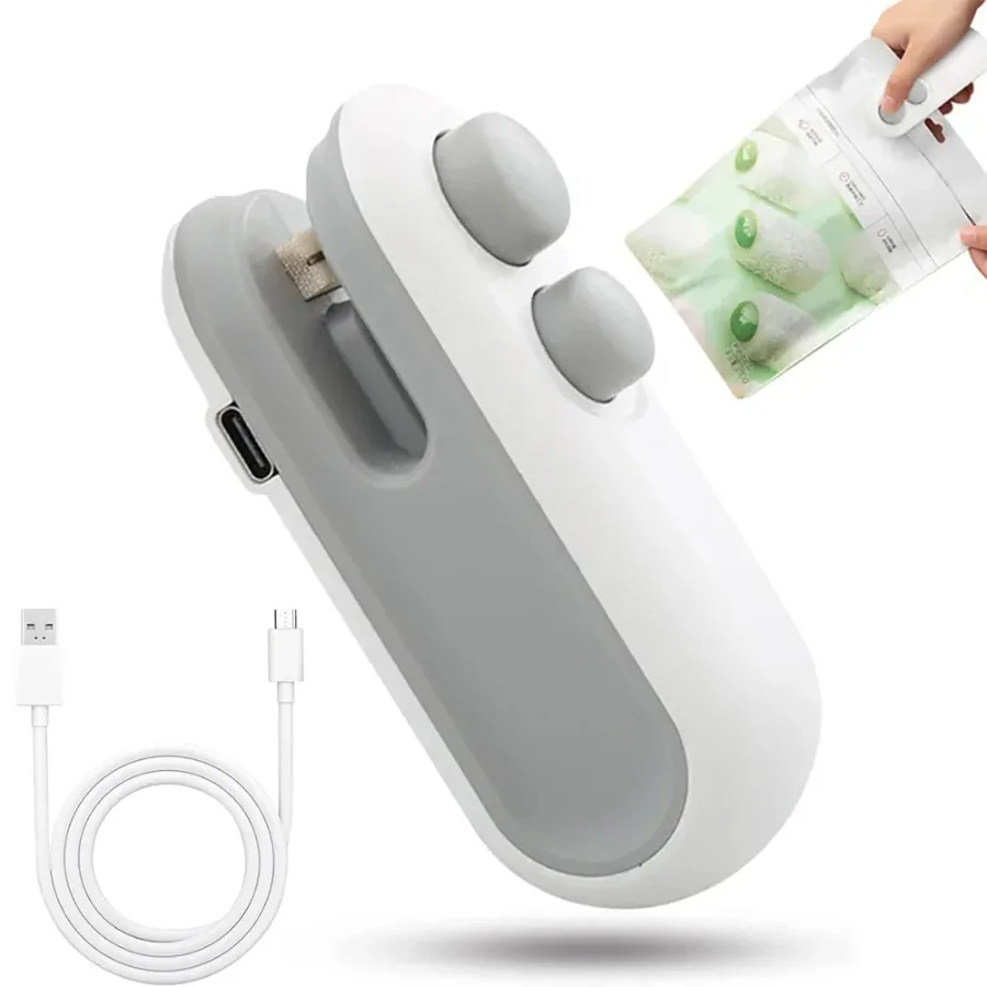 Mini Bag Hand Sealer Rechargeable For Plastic Bags