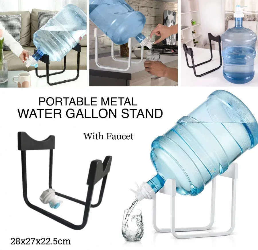 Portable Water Gallon Stand with Faucet β photo 3