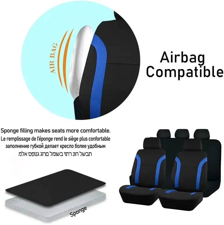 Car Seat and Headrest Covers Carnaby Blue β photo 2