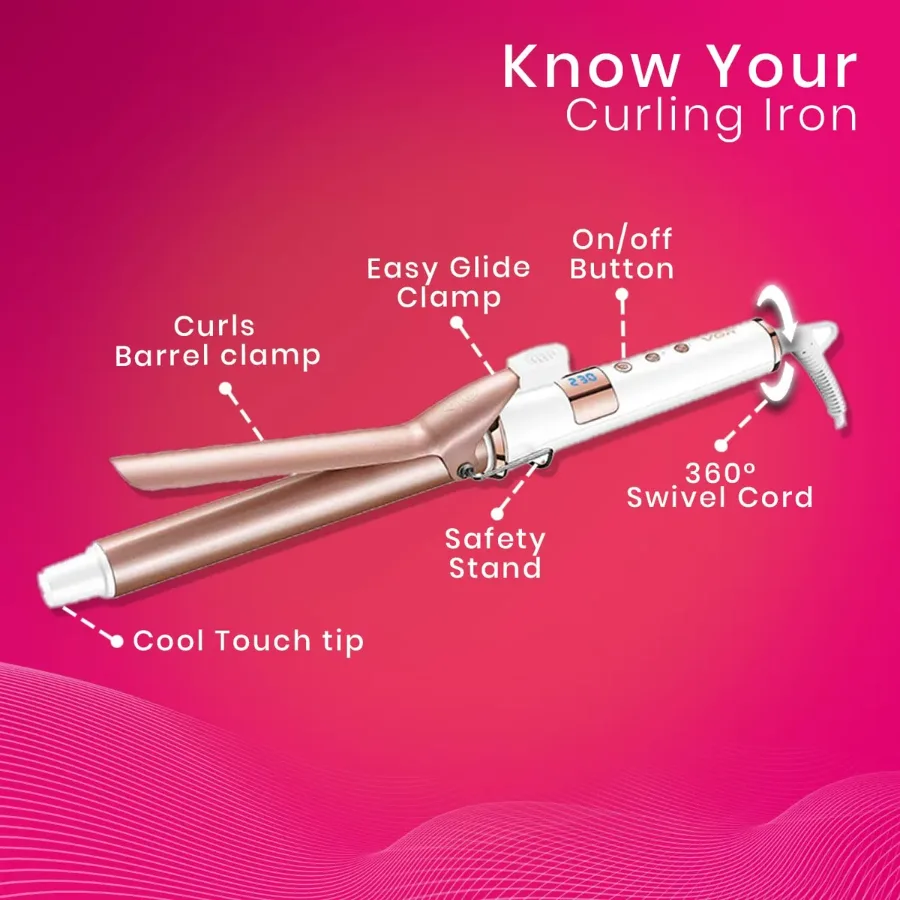 VGR Professional Hair Curling Iron Wand β photo 8
