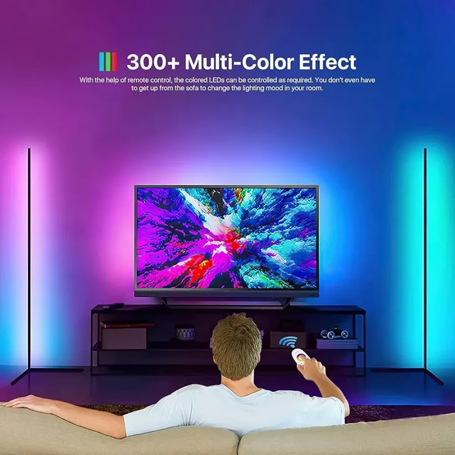 Smart RGB LED Corner Lamp Remote & Phone App Control β photo 6