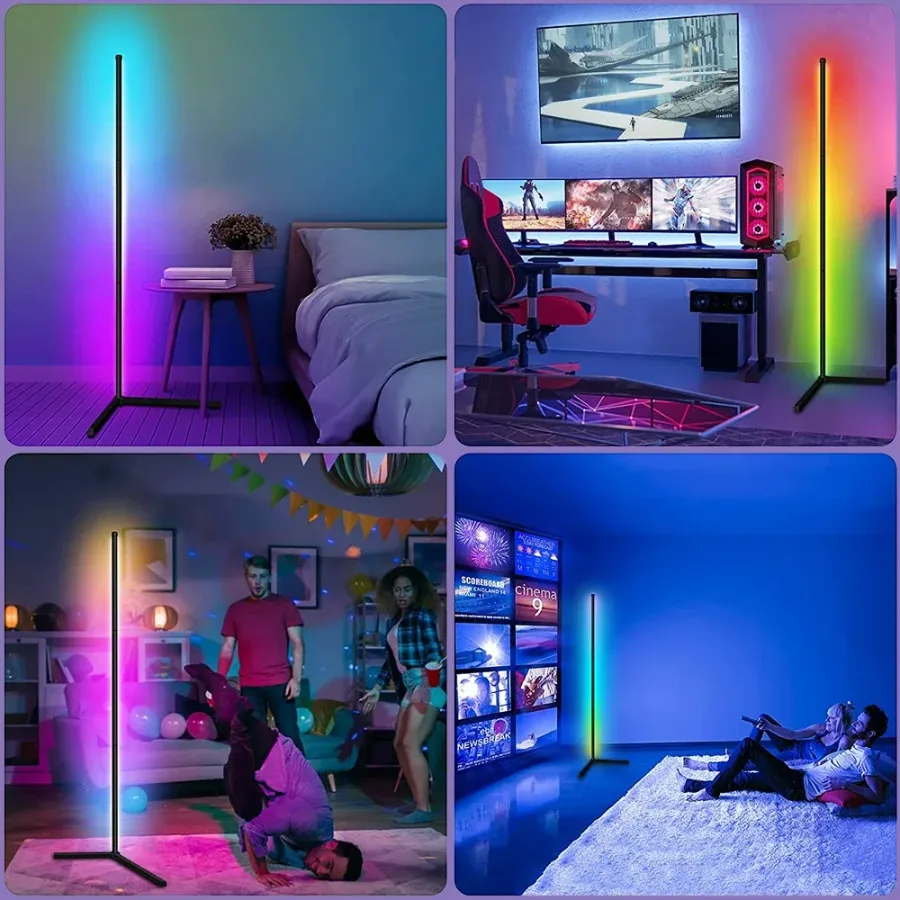 Smart RGB LED Corner Lamp Remote & Phone App Control β photo 8