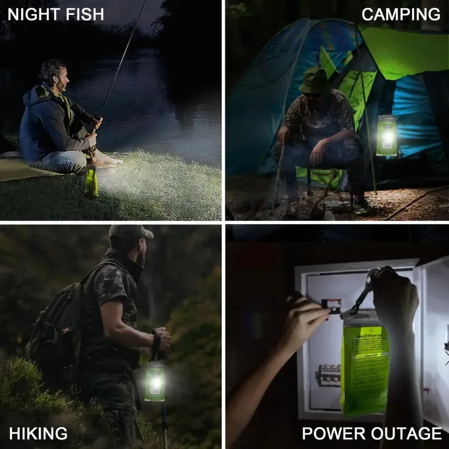 Portable Salt Water LED Lamp for Camping, Hiking & Emergencies. — photo 8