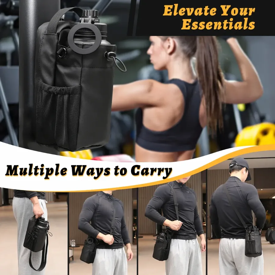 Magnetic Gym Bag With Water Bottle Holder β photo 5