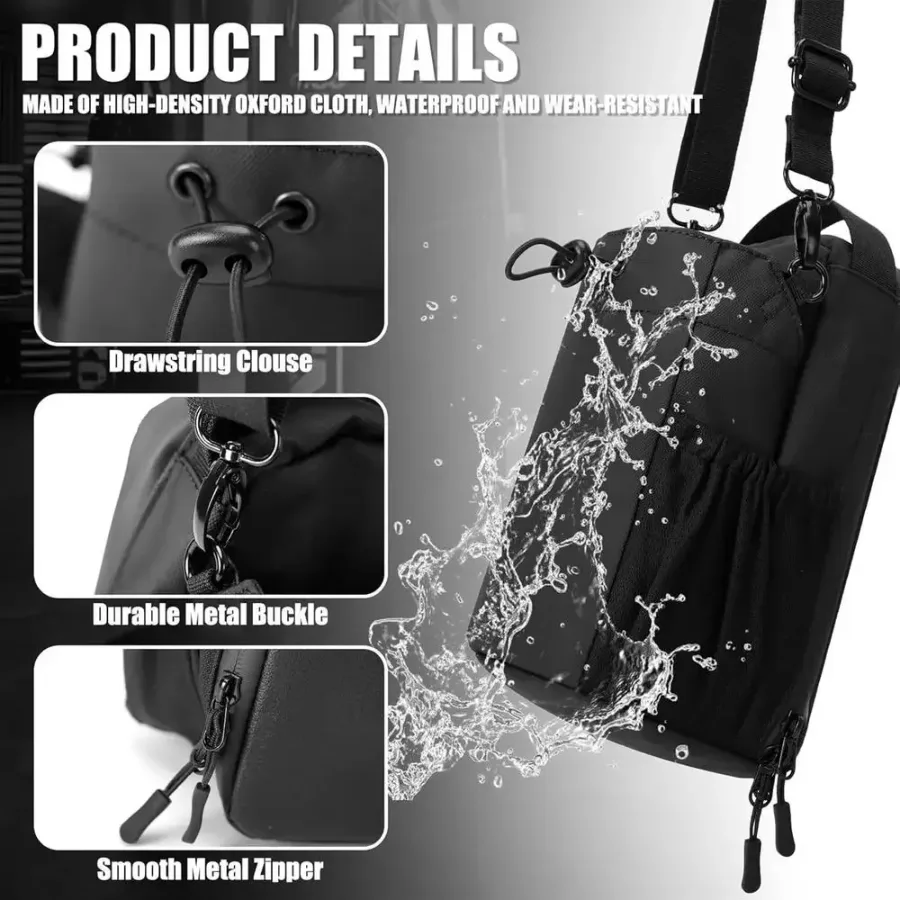 Magnetic Gym Bag With Water Bottle Holder — photo 8
