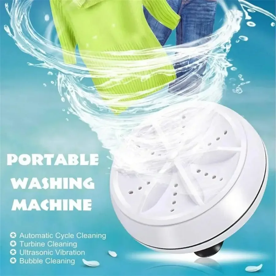 Newtic Ultrasonic Turbine Mini Washing Machine β photo 3
