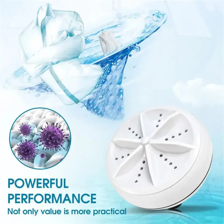 Newtic Ultrasonic Turbine Mini Washing Machine — photo 4