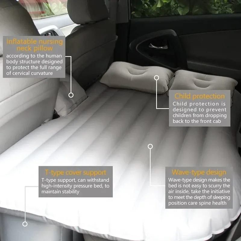 Multifunctional Inflatable Car Bed Mattress β photo 2